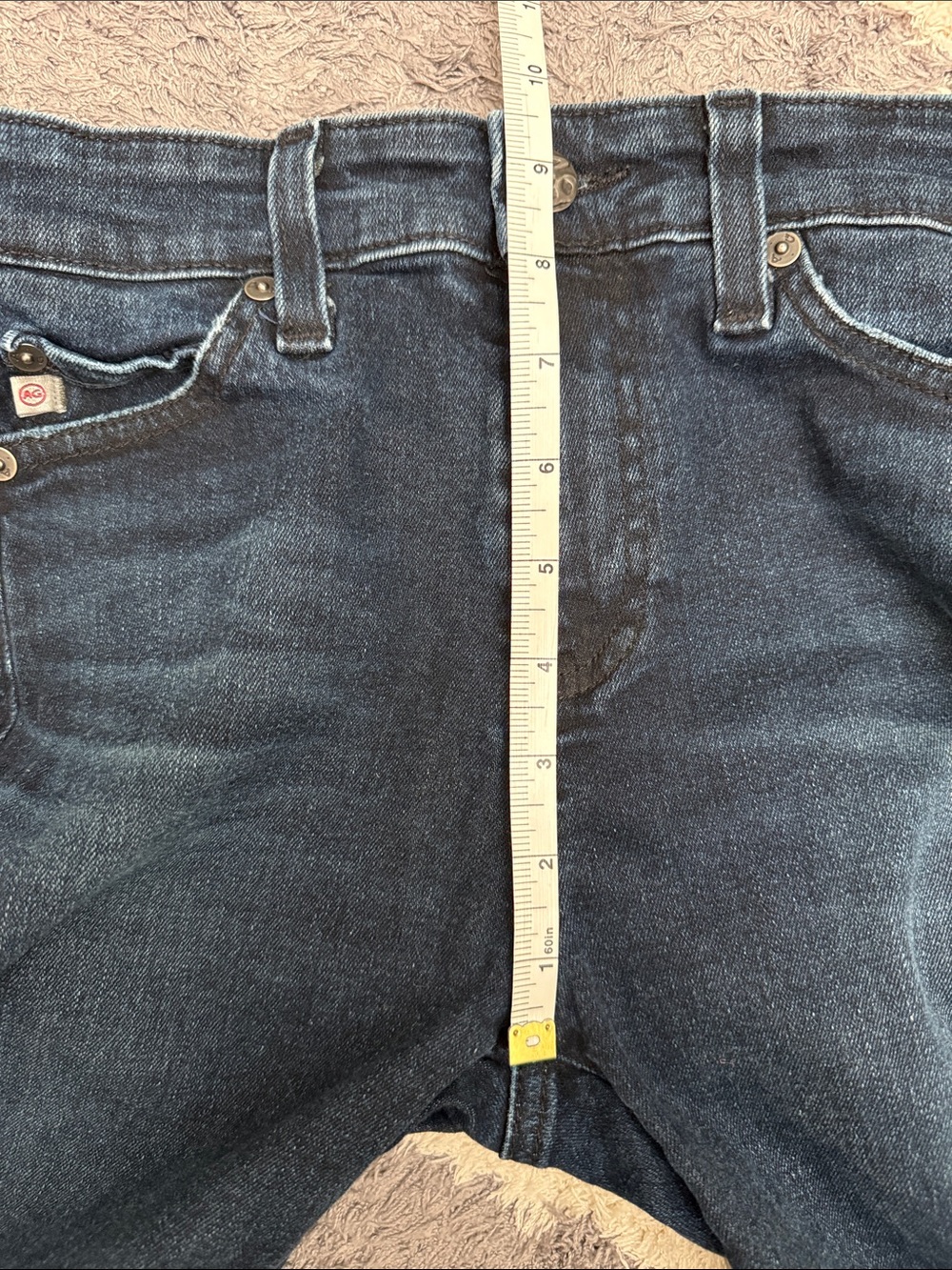 AG Mari high rise slim straight size 24 - Picture 6 of 10